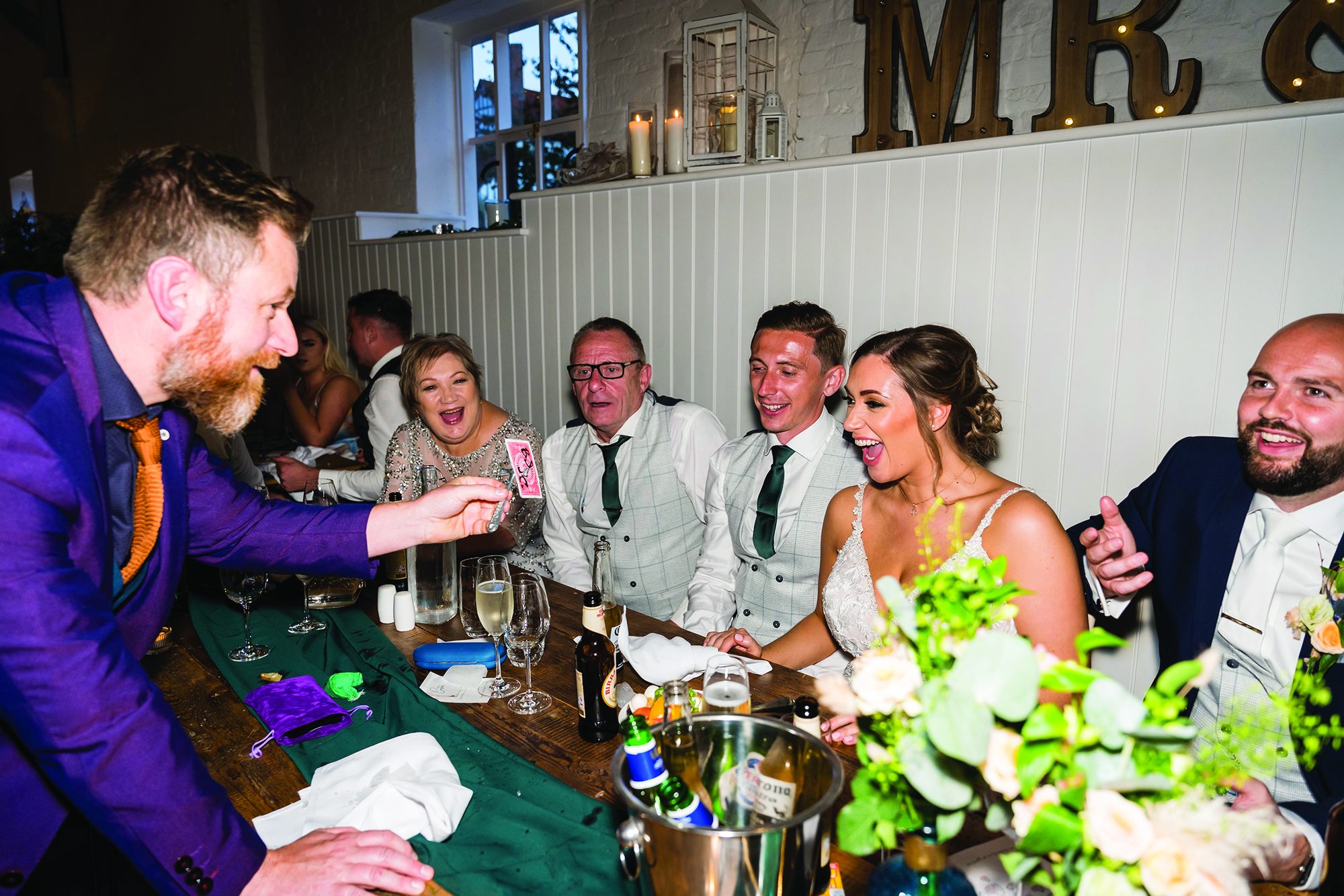 top table wedding magic
