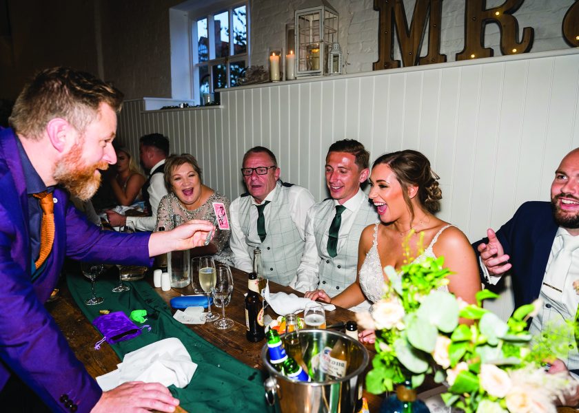 top table wedding magic