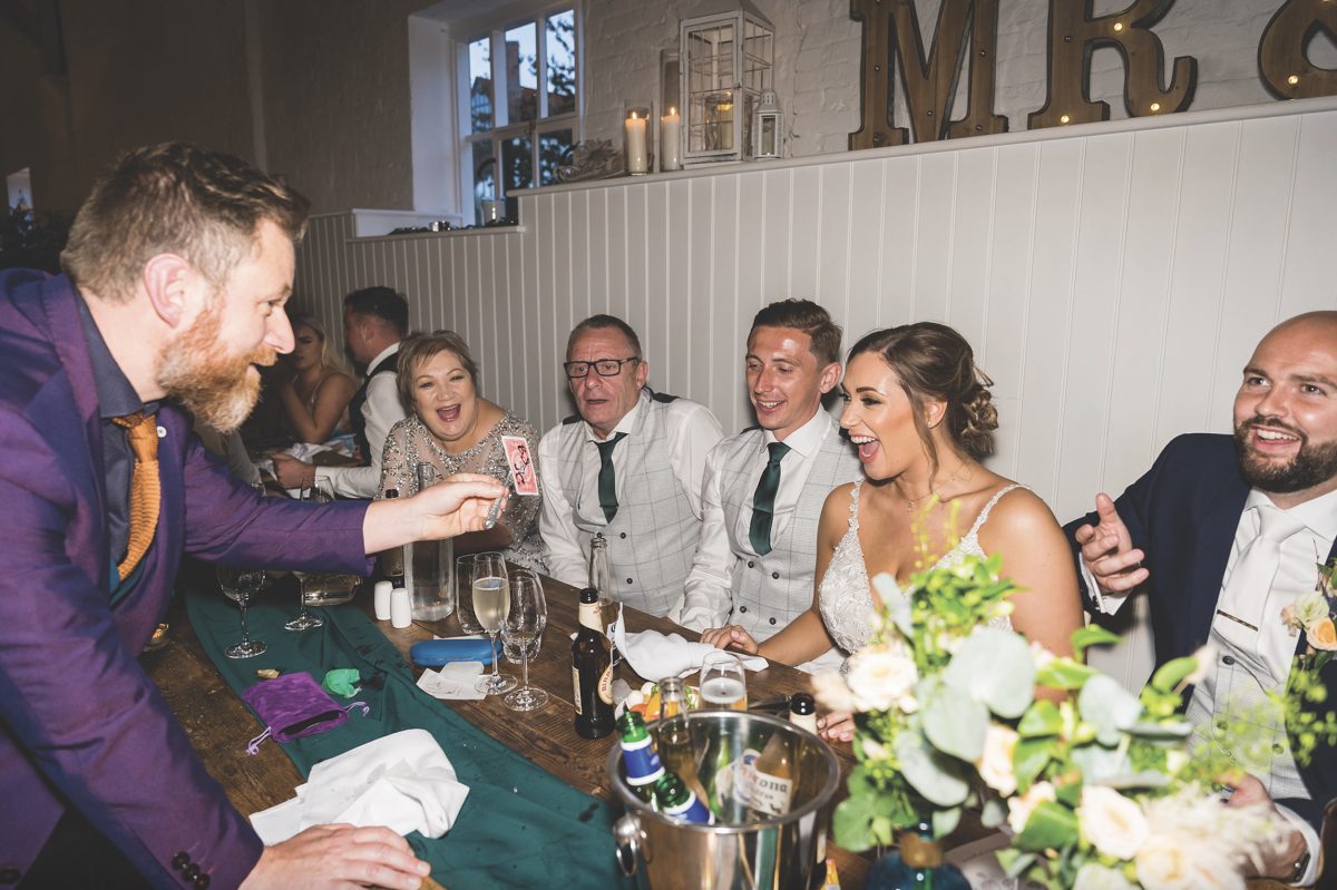 top table wedding magic