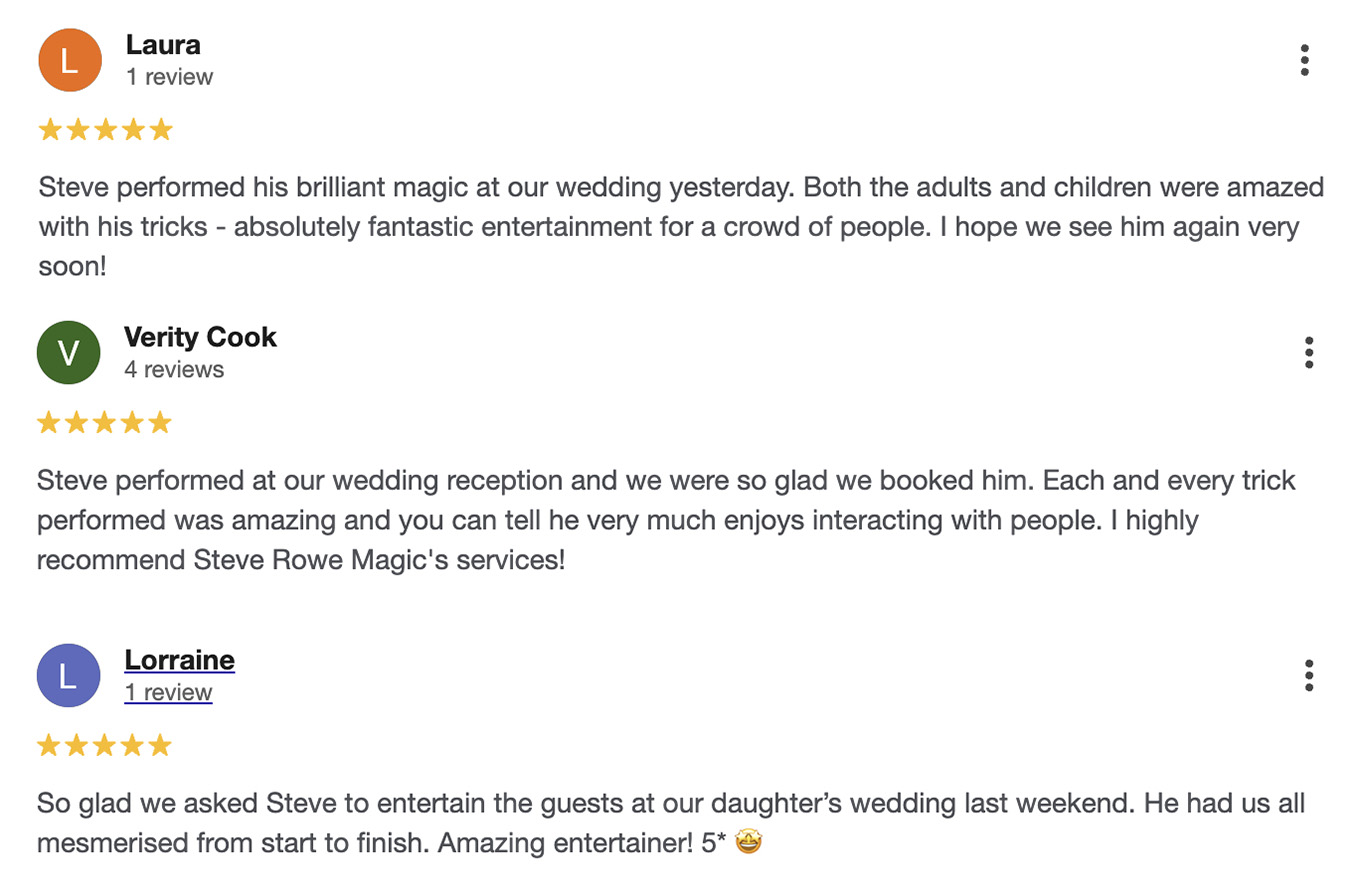 Wedding reviews2