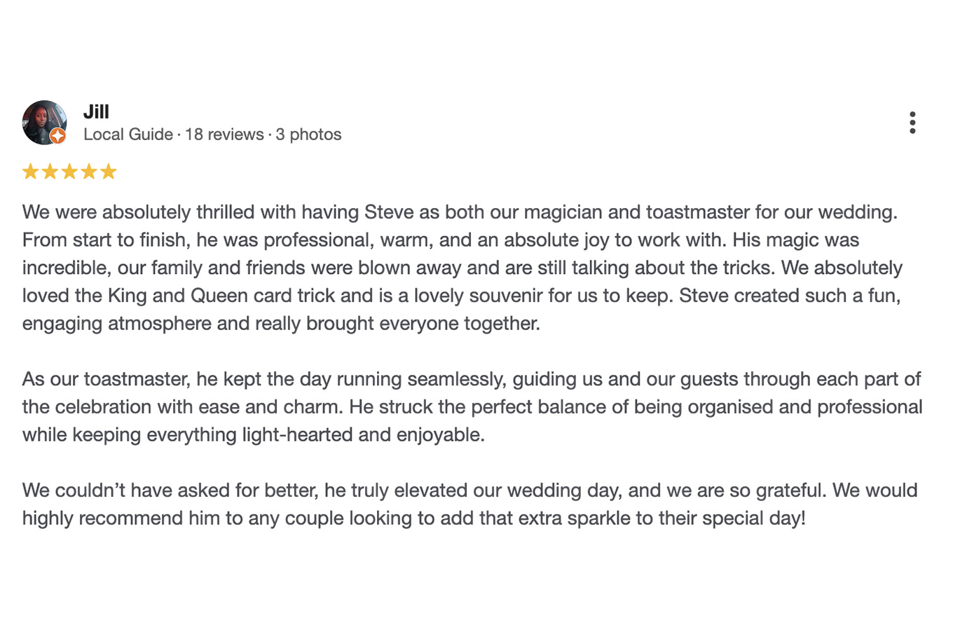 Wedding reviews3