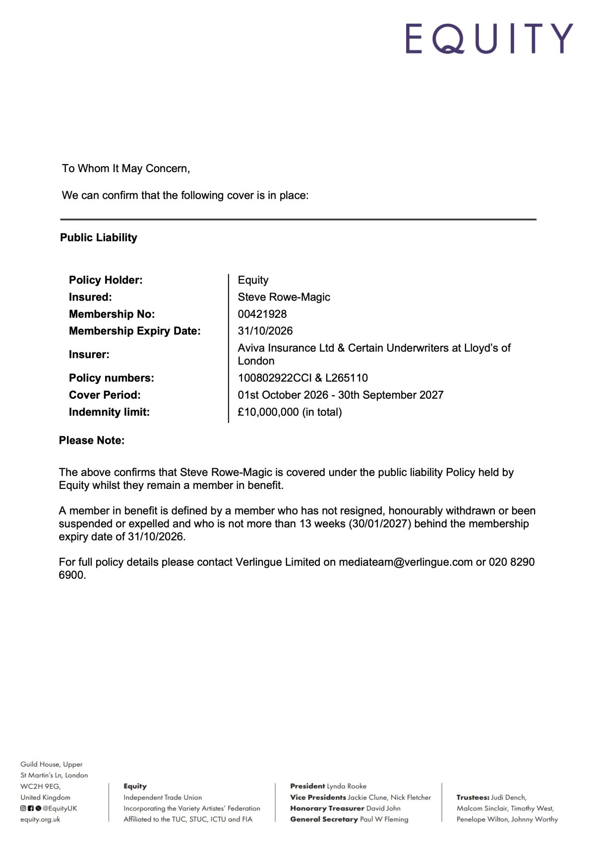 LiabilityDocument